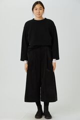 Кюлоты из черного вельвета