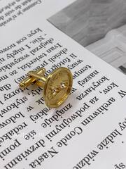 Пуговицы Скиап. золотистые 