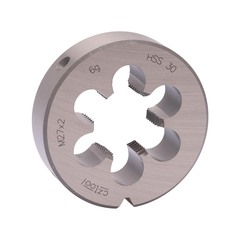 Плашка М27х2,0 DINEN22568 HSS 6g 65х18мм Bucovice(CzTool) 240271