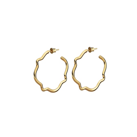 Серьги TETRA позолота