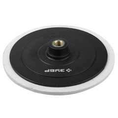 ЗУБР М14, d 180 мм, пластиковая, опорная тарелка на липучке для полировальной машины (35785)