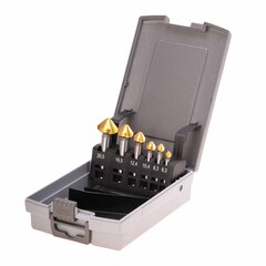 Набор зенковок 90° 6,3-20,5мм DIN335C 3z HSS TiN 6шт Ruko 102152TRO