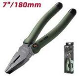 Комбинированные плоскогубцы "Home Series Green" Deli HT2007L  180мм, эксклюзивный дизайн, рукоятка из высококачественного софттач пластика