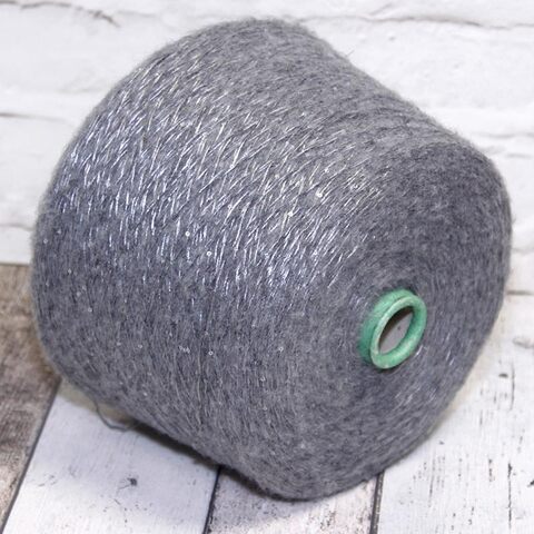 Смесовка с микропайетками SOFT LUX 450 серый