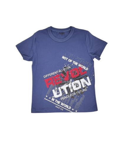 061_БК25 Футболка кор.рукав д/м, темно-синий