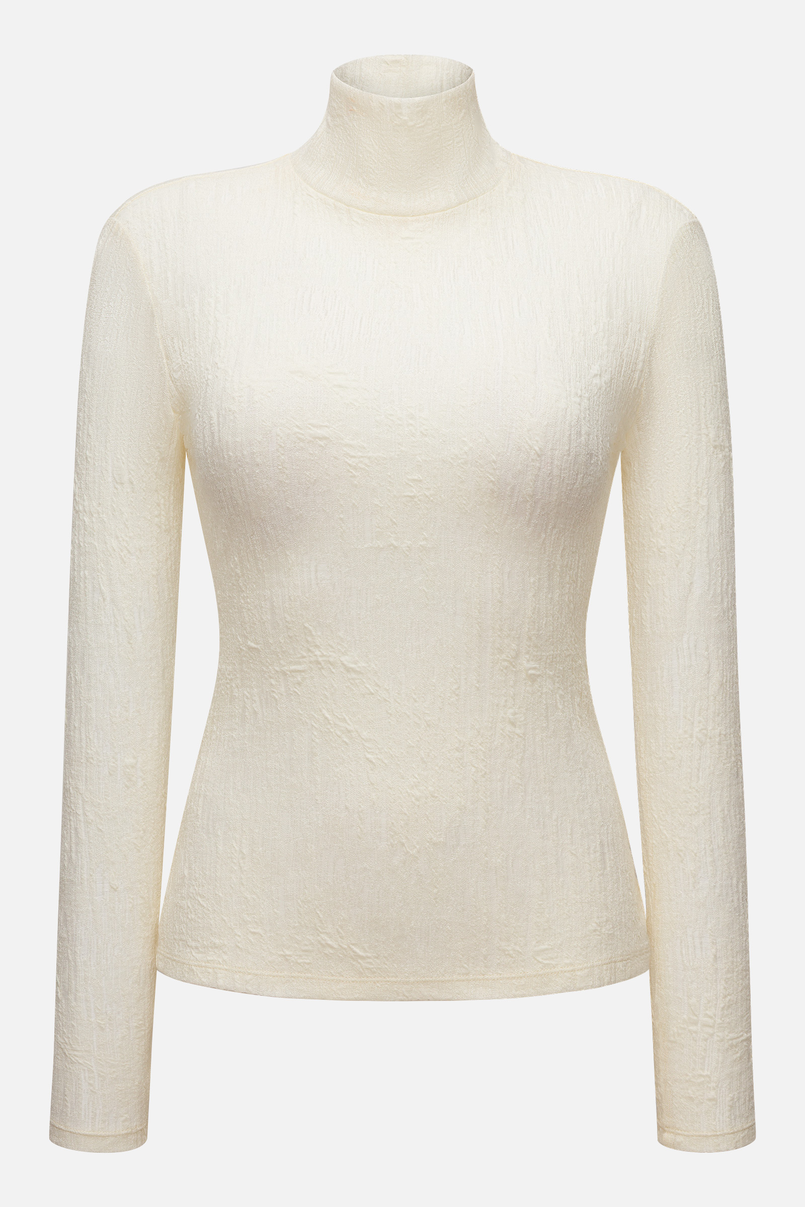 Водолазка из фактурной шерсти