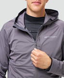 Тренировочная куртка с капюшоном Nordski PRO TOUR HOOD Shark/Black мужская