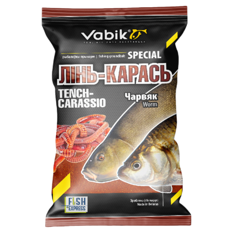 Прикормка Vabik SPECIAL Линь-Карась Червь 1кг 10 шт/уп.