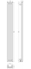 Сунержа Терция 4.0 051-0883-1506 Полотенцесушитель электрический 1500х106 правый (Состаренная латунь)