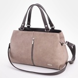 Сумка Саломея 198 македония тауп + шоколад