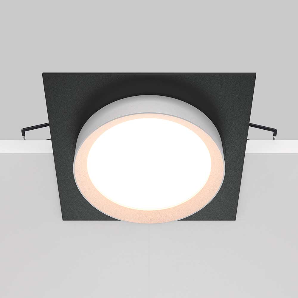 Встраиваемый светильник Maytoni Hoop DL086-GX53-SQ-BW