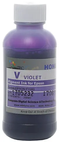 Чернила пигментные DCTec 7900P - UltraChrome HDR violet - 200 мл. Серия 198690