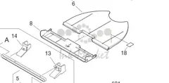 Canon - HB1-5645 - Input & Output Paper Stacker Tray Outer Section — фото 1