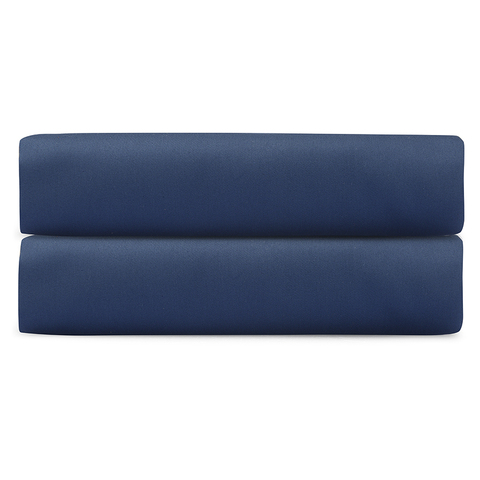 Простыня на резинке 160х200х30см Tkano Essential темно-синяя tk24-fs0002
