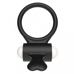 Черное виброкольцо для пениса