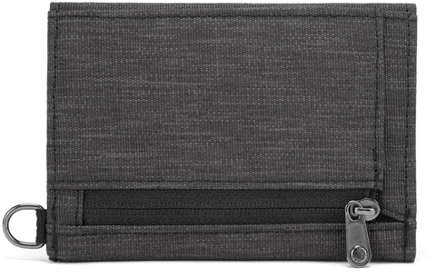 Картинка кошелек Pacsafe RFIDsafe trifold серый - 5