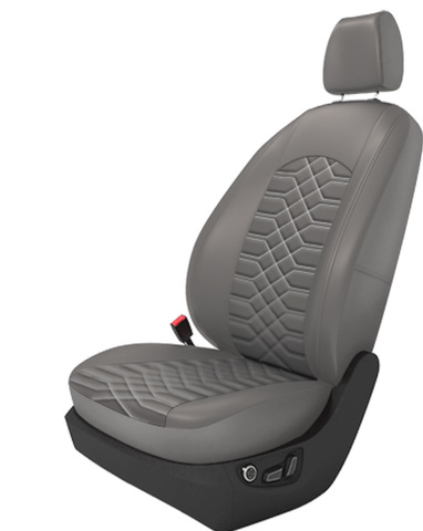 Авточехлы правый руль на 3 ряда (на заказ)