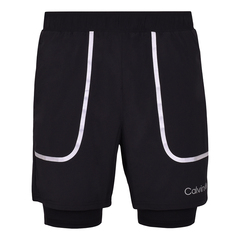 Теннисные шорты Calvin Klein 2 in 1 Woven Short - black