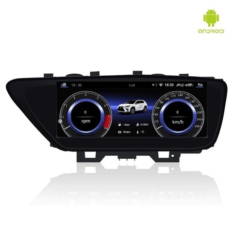 Мультимедийный монитор для Lexus ES (2012-2018) Android 13 8/128GB QLED 4G модель RDL-ES-1218-Monohrom