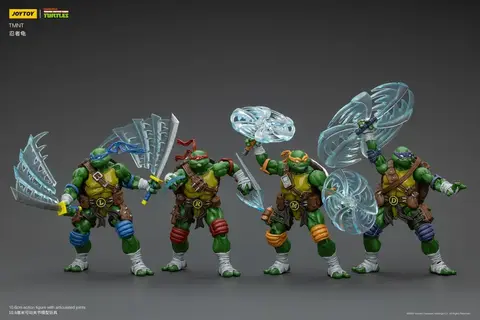 Фигурки набор Черепашки Ниндзя масштаб 1/18 JoyToy