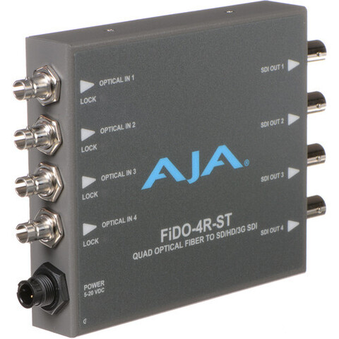 Конвертер AJA FiDO Quad-Channel ST Fiber to 3G-SDI Mini Converter