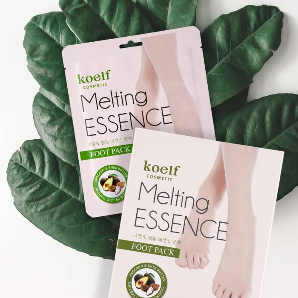 Смягчающая маска-носочки для ног Koelf Melting Essence Foot Pack