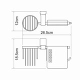 Exter K-5259 Держатель туалетной бумаги и освежителя