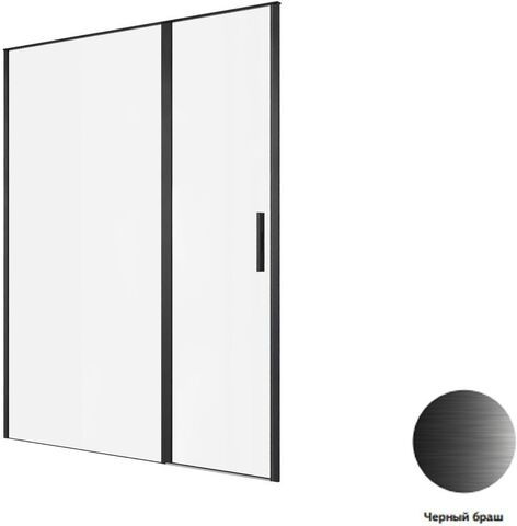 Allen Brau Priority 3.31039.BBA Душевая дверь, цвет: чёрный