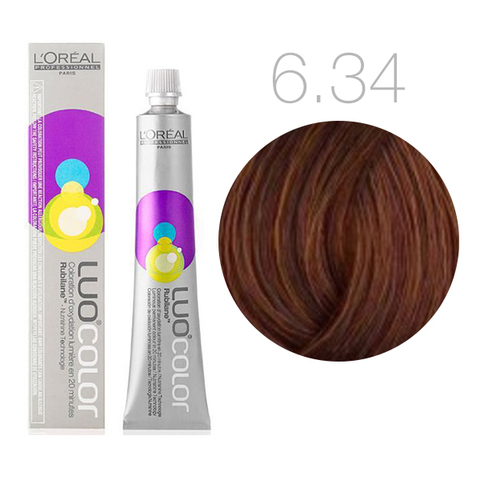 L'Oreal Professionnel Luo Color 6.34 (Темный блондин золотисто-медный) - Краска для волос