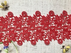 Кружево плетеное, ш. 13,5 см.