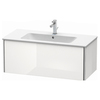 Duravit XSquare База под раковину 1010х478х400 мм, с 1 выдв ящик, Цвет белый глянц.(для 233610) XS407302222