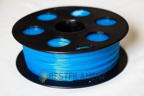 Флуоресцентный голубой PETG-пластик BestFilament