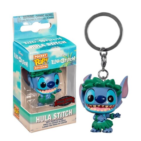 Брелок Funko POP! Disney. Lilo & Stitch: Hula Stitch (Exc)