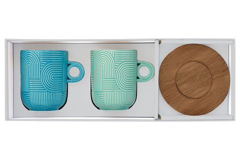 Набор кружек 2шт 350мл Easy Life Радуга el-r1780/tlo1