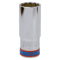 KING TONY (423024M) Головка торцевая глубокая двенадцатигранная 1/2", 24 мм