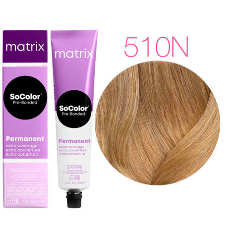 Matrix Socolor Pre-Bonded 510N (Очень очень светлый блондин) - Крем-краска для седых волос