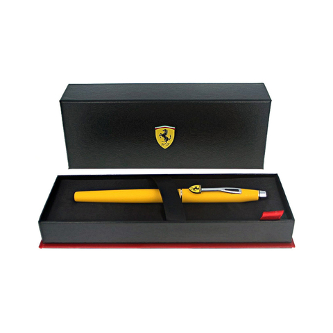 Ручка-роллер Cross Classic Century, Ferrari Matte Modena Yellow Lacquer/Chrome (FR0085-118)