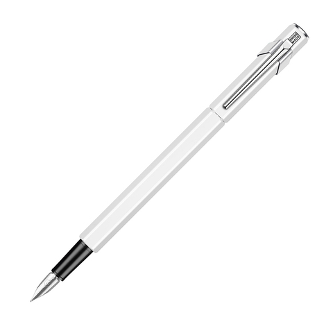 Ручка перьевая Caran d'Ache 849 Office Classic Laquer White, EF (842.001)