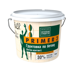 ГРУНТОВКА ALINEX PRIMER 3 ПО БЕТОНУ 15КГ