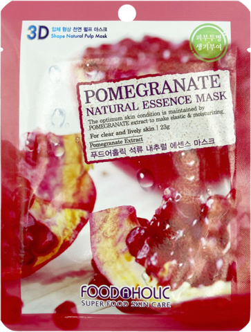 Foodaholic Маска тканевая Foodaholic 3D Mask Sheet Pomegranate