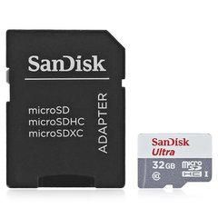 Карта памяти SanDisk Ultra microSDHC UHS-I 32GB Class10 80MB/s