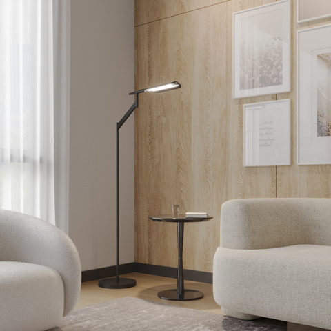 Торшер светодиодный Novotech 359542 LEDO NT25 000 черный диммир. со сменой цвет. темпер. (управление- сенсор) IP20 LED 14W 100-240V 2700К\4000К\6000К ALA