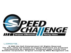 Speed Challenge: Jacques Villeneuve's Racing Vision (Playstation 2)