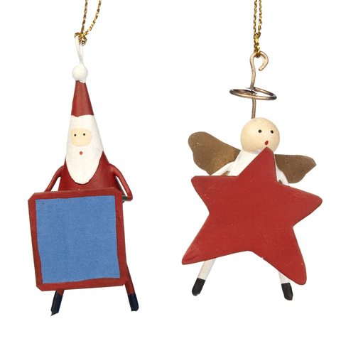 НАБОР НОВОГОДНИХ ИГРУШЕК ANGEL AND SANTA