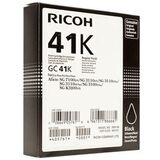 LE Картридж для гелевого принтера большой емкости GC41K черный для Ricoh Aficio 3110DN, DNw, SFNw, 3100SNw, 7100DN. Ресурс 2500 стр (405761)