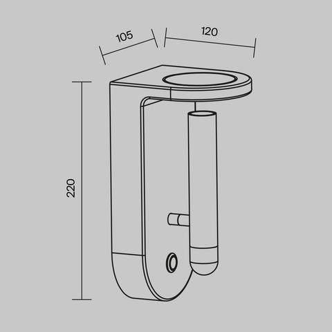 Настенный светодиодный светильник Maytoni Synergy C034WL-L5W3K