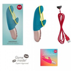 Вибратор AMORINO от Fun Factory бирюзовый