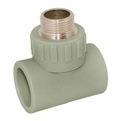 Тройник 25-3/4 н/р ПП Vostok (серый)