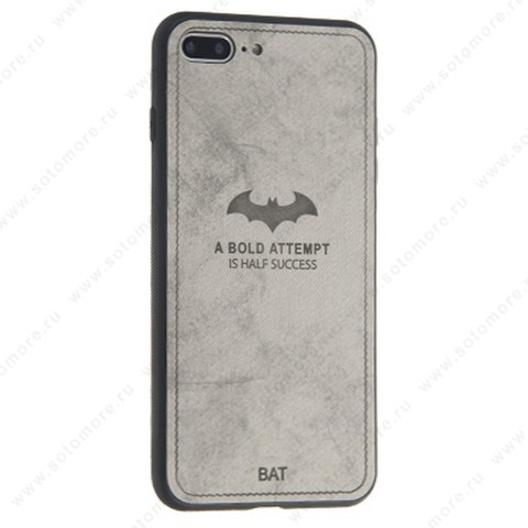 Накладка для Apple iPhone 8 Plus/ 7 Plus BAD серый