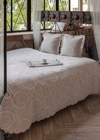 Покрывало 150х220 Luxberry Amelie льняное